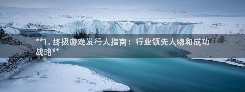 新宝gg登录不上去了：**1. 终极游戏发行人指南：行业领先人物和成功
战略**