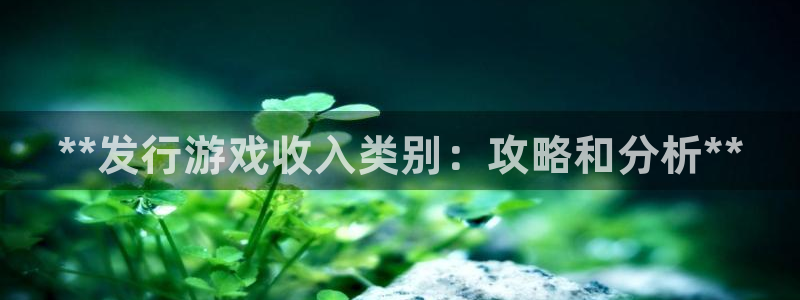 新宝gg一创造奇迹登录龙,虎,和：**发行游戏收入类别：攻略和分析**